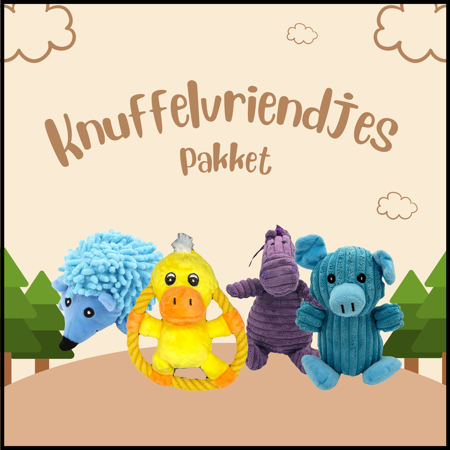 Knuffelvriendjes Pakket