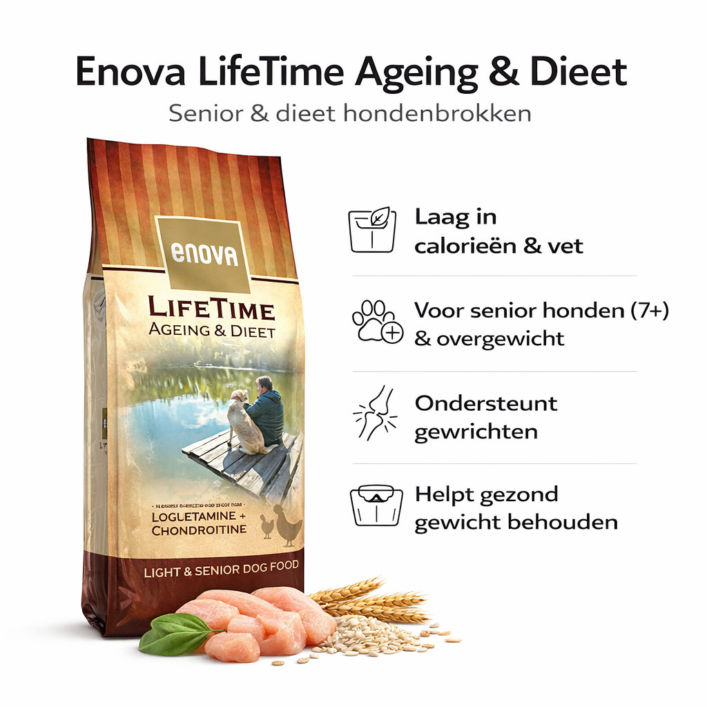 Hondenvoer abonnement - 12kg Lifetime Ageing & Dieet