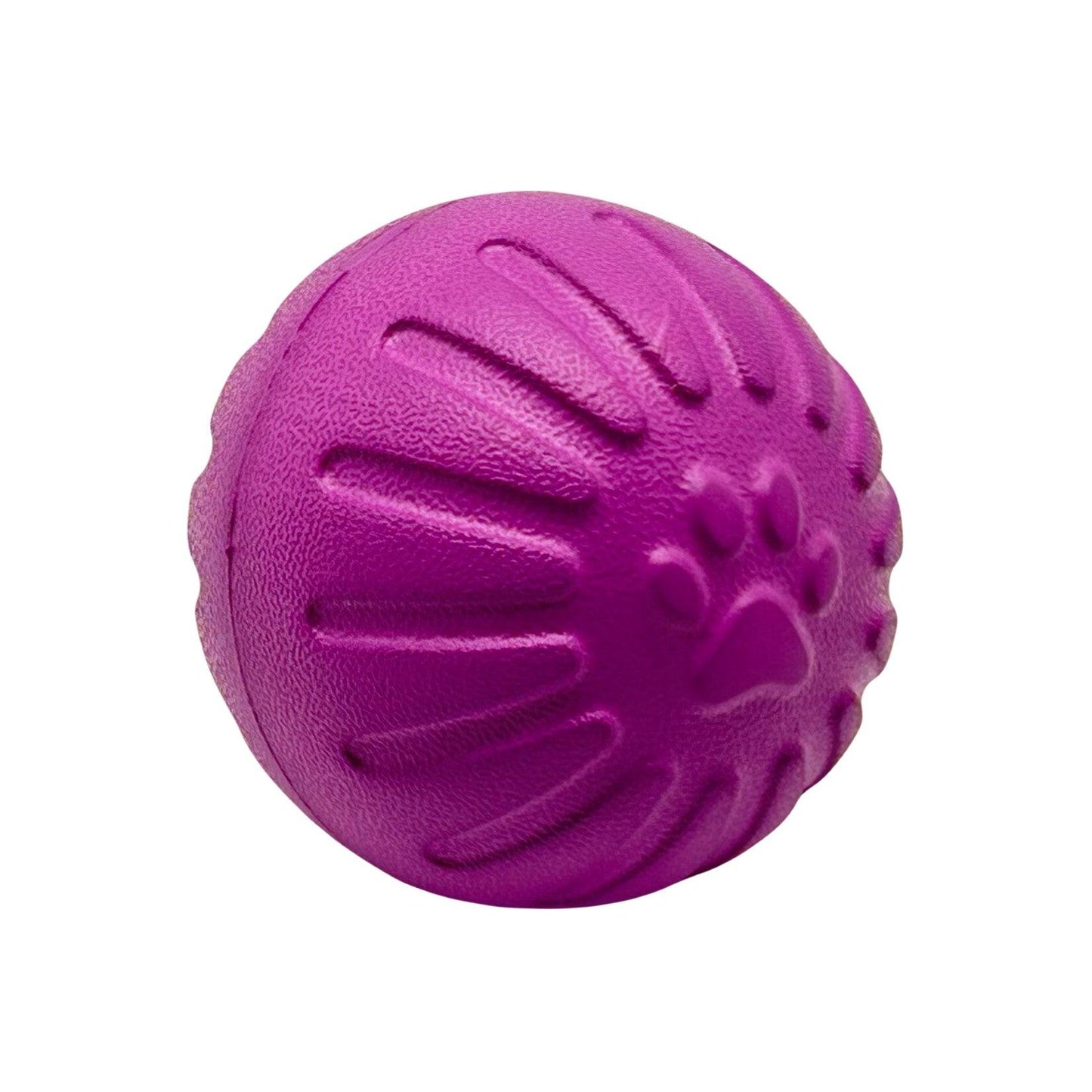 Paarse stevige hondenbal ideaal voor intensief speelplezier en apporteren!