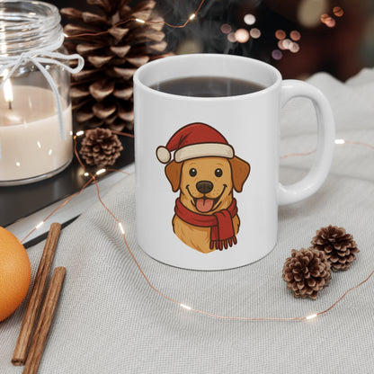 Kerstmok met Labrador