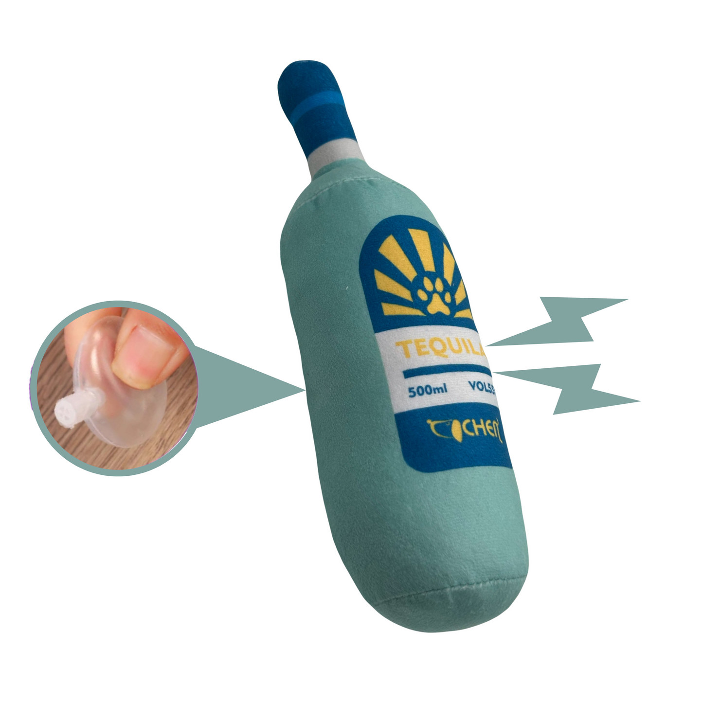 fles tequila knuffel