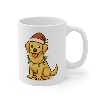 Kerstmok Golden Retriever