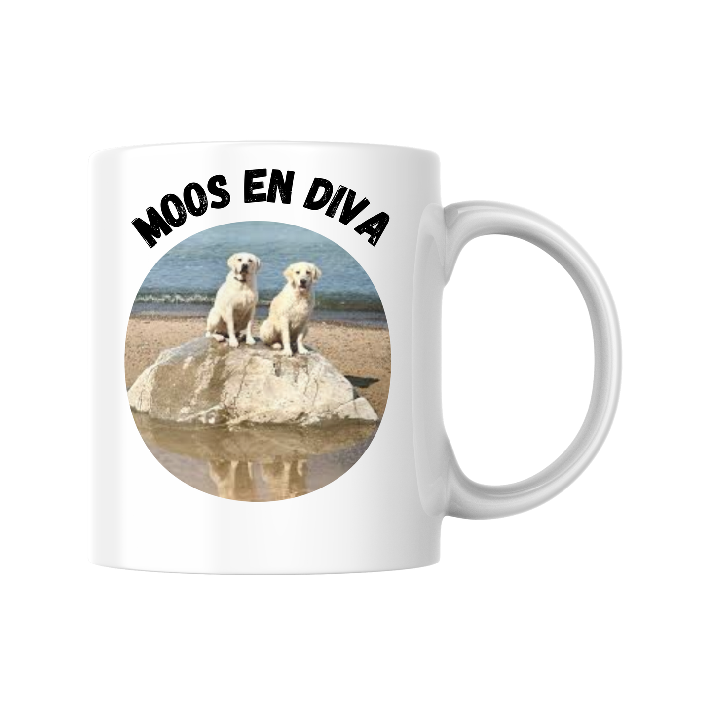 Gepersonaliseerde Mok met Eigen Hond – Foto en Naam
