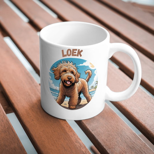 Gepersonaliseerde Mok met Eigen Hond – Foto en Naam