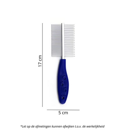 Dubbelzijdige hondenkam