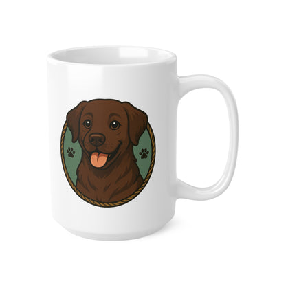 Bruine Labrador Mok