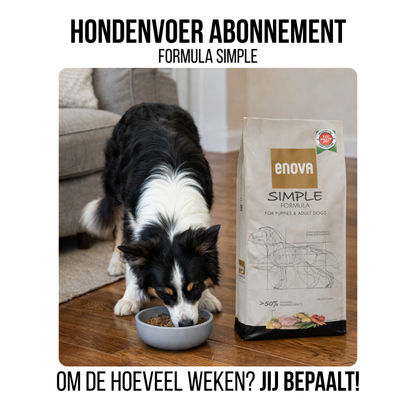Hondenvoer abonnement - 12kg Formula Simple