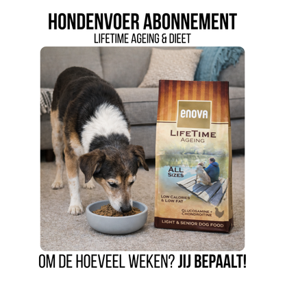 Hondenvoer abonnement - 12kg Lifetime Ageing & Dieet
