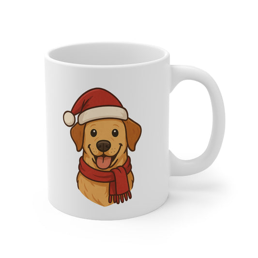 Kerstmok met Labrador