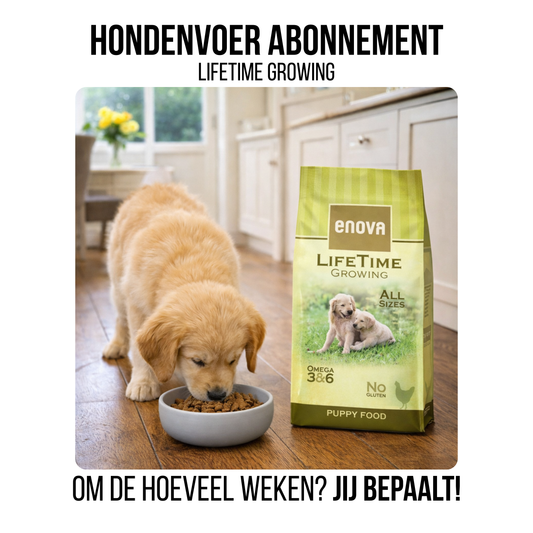 Hondenvoer abonnement - Lifetime Growing