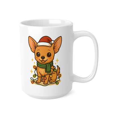 Kerstmok met Chihuahua