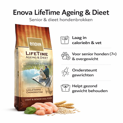 Hondenvoer abonnement - 12kg Lifetime Ageing & Dieet