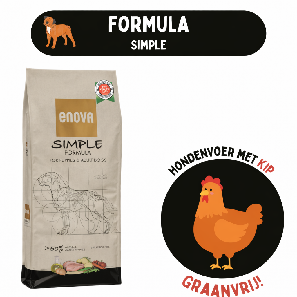 Hondenvoer abonnement - 12kg Formula Simple