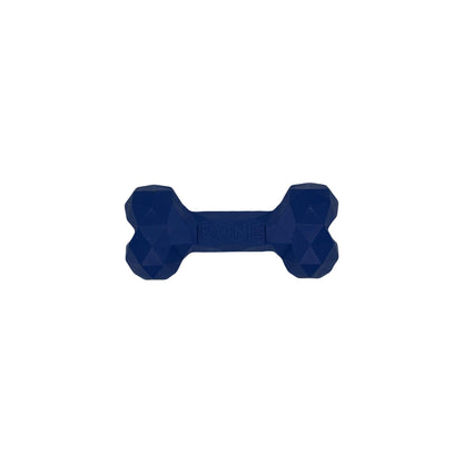 Blauwe variant van het stevige hondenbot, geschikt voor kleine en middelgrote honden.